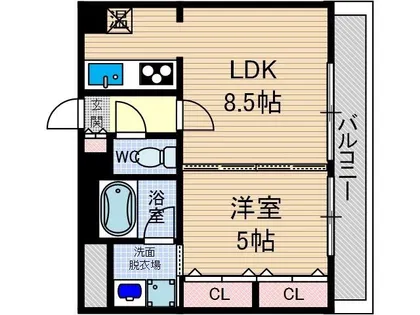 コルテ・ビラージュ【4階】の間取り