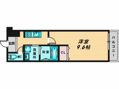 シャルム コート【1階】の間取り