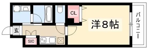 プロシード金山3【10階】の間取り
