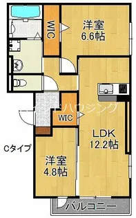 GRANDEL A棟B棟【1階】の間取り