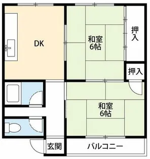 コーポ曙【4階】の間取り