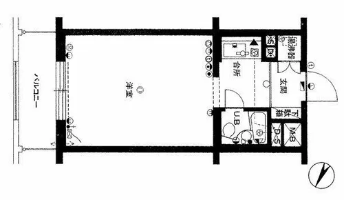 トーカンマンション幌平橋【4階】の間取り