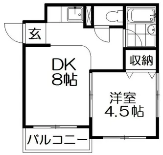 チェリー広野【3階】の間取り