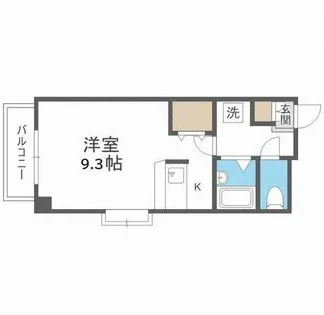 サリナス高宮壱番館【2階】の間取り