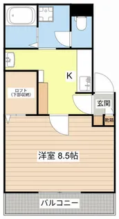 ASTY妙法寺【A105号室】の間取り