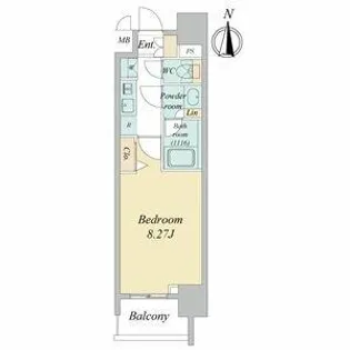 リヴシティ泉【1003号室】の間取り
