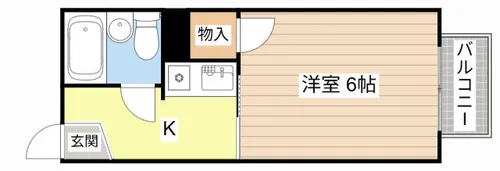 プレステージ後三条【217号室】の間取り