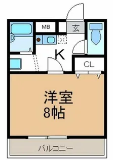 プレジール リモージュ【2階】の間取り