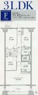 ソーラスフロント富船【2階】の間取り
