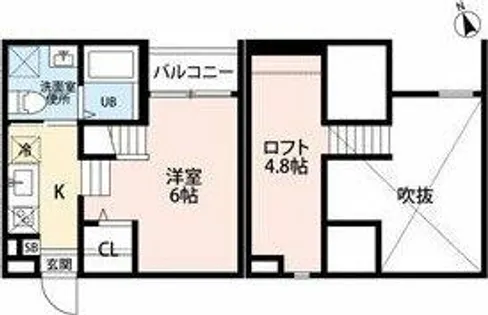 Kiino(キーノ)【1階】の間取り