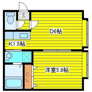 メゾンド・リョウ【2階】の間取り
