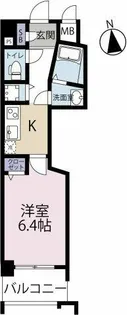 アベニール幸【9階】の間取り