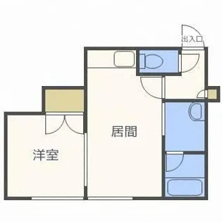 GATE33【103号室】の間取り