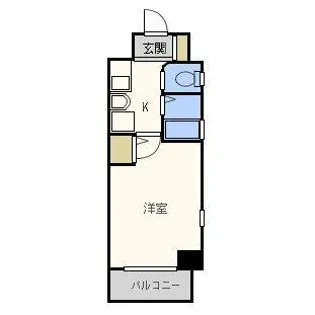 エスリード東天満第2【3階】の間取り