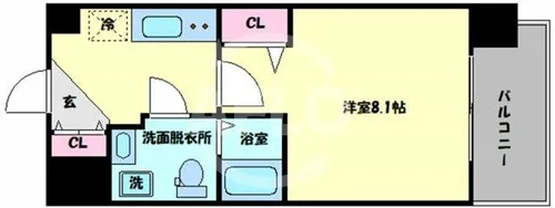 FDS WILL KOHAMA【12階】の間取り