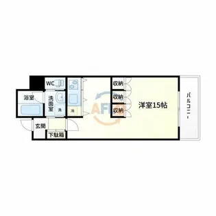 ベリー・モンテ新大阪【3階】の間取り