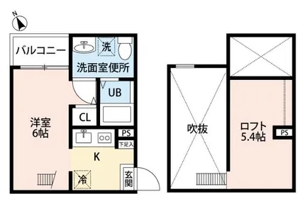 スワンコート【2階】の間取り