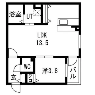 中村区高道町AP【2階】の間取り