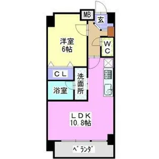 愛知県名古屋市天白区植田西2丁目【マンション】の間取り