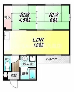 セルバ山本Ⅰ【2階】の間取り