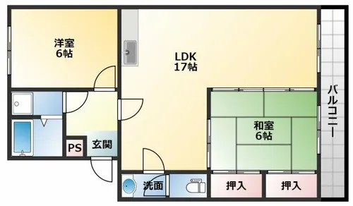 メゾン松原【3階】の間取り