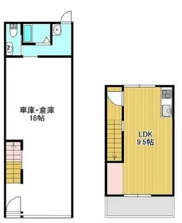 大阪府大阪市東成区深江南2丁目【一戸建】の間取り