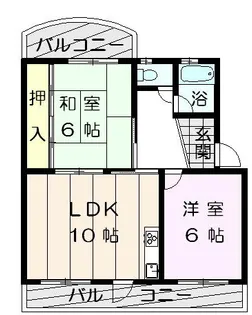 寿ハイツ【106号室】の間取り