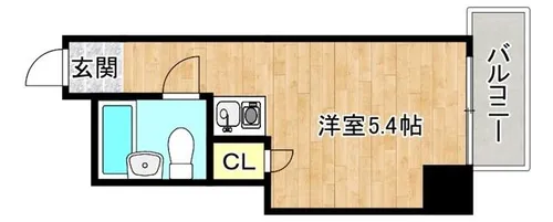サン今里【1階】の間取り