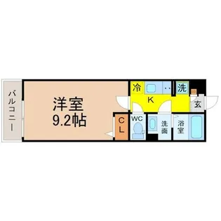 リブリ・大杉【1階】の間取り