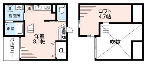 GPラヴァーズ【2階】の間取り