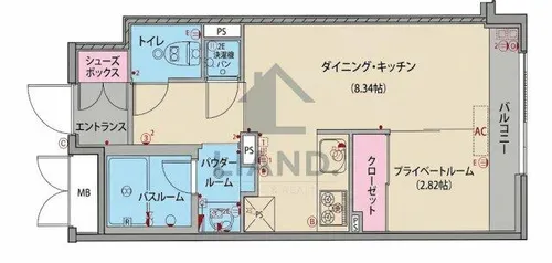 レジデンシャルヒルズヴィラスタイル【306号室】の間取り