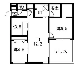 SORANO麻生【2階】の間取り