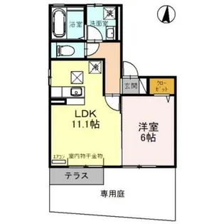 メゾンヒロ【1階】の間取り