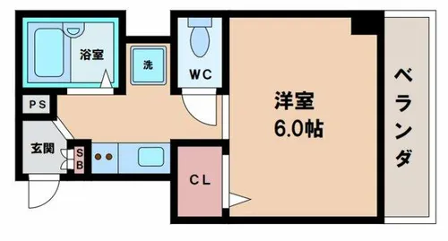 バードフェザー【4階】の間取り