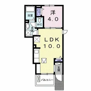 メゾン フルール【1階】の間取り