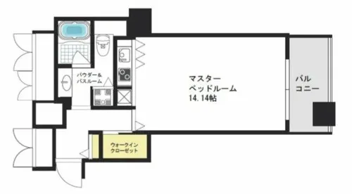 ザ・タワー大阪レジデンス【4階】の間取り