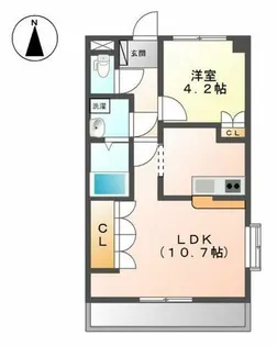 グラン シャリオ【2階】の間取り