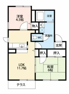 ブレス御幸【2階】の間取り