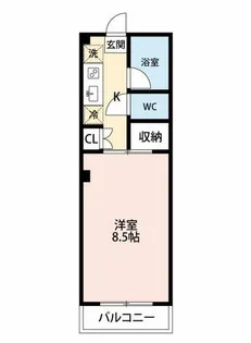 パレスウッド【2-2号室】の間取り
