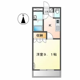 アメニティーグリーン【2階】の間取り