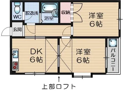 プレンディ真砂【3階】の間取り