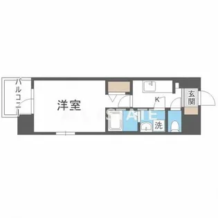 スプランディッド京橋EAST【11階】の間取り