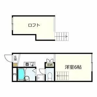 miraie松降通【108号室】の間取り