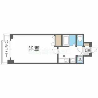 プレサンス中之島公園パークレジデンス【6階】の間取り