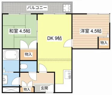 生出マンション【301号室】の間取り