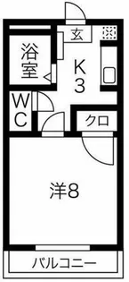 ハースヒルズ赤池Ⅲ【2階】の間取り