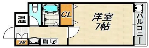 モアベル神戸【5階】の間取り