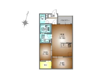 REGALEST道徳駅前【1階】の間取り