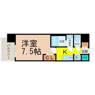 愛知県名古屋市中区大須1丁目【マンション】の間取り