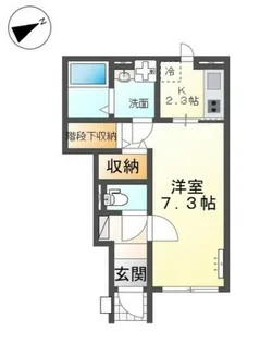 ル・レスト池田【107号室】の間取り